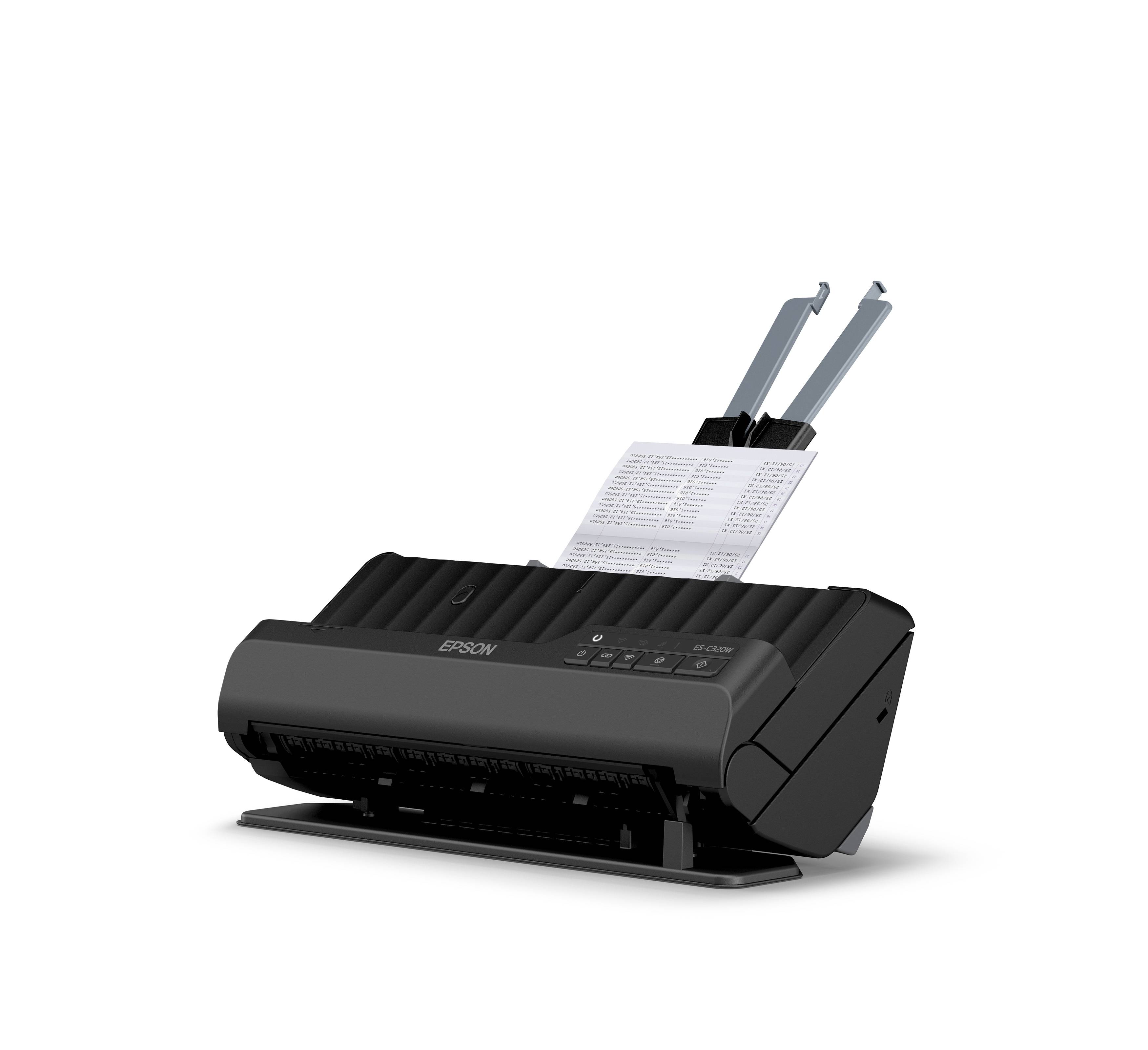 Epson ES-C320W compacte A4-documentscanner met Wi-Fi-connectiviteit en U-traject