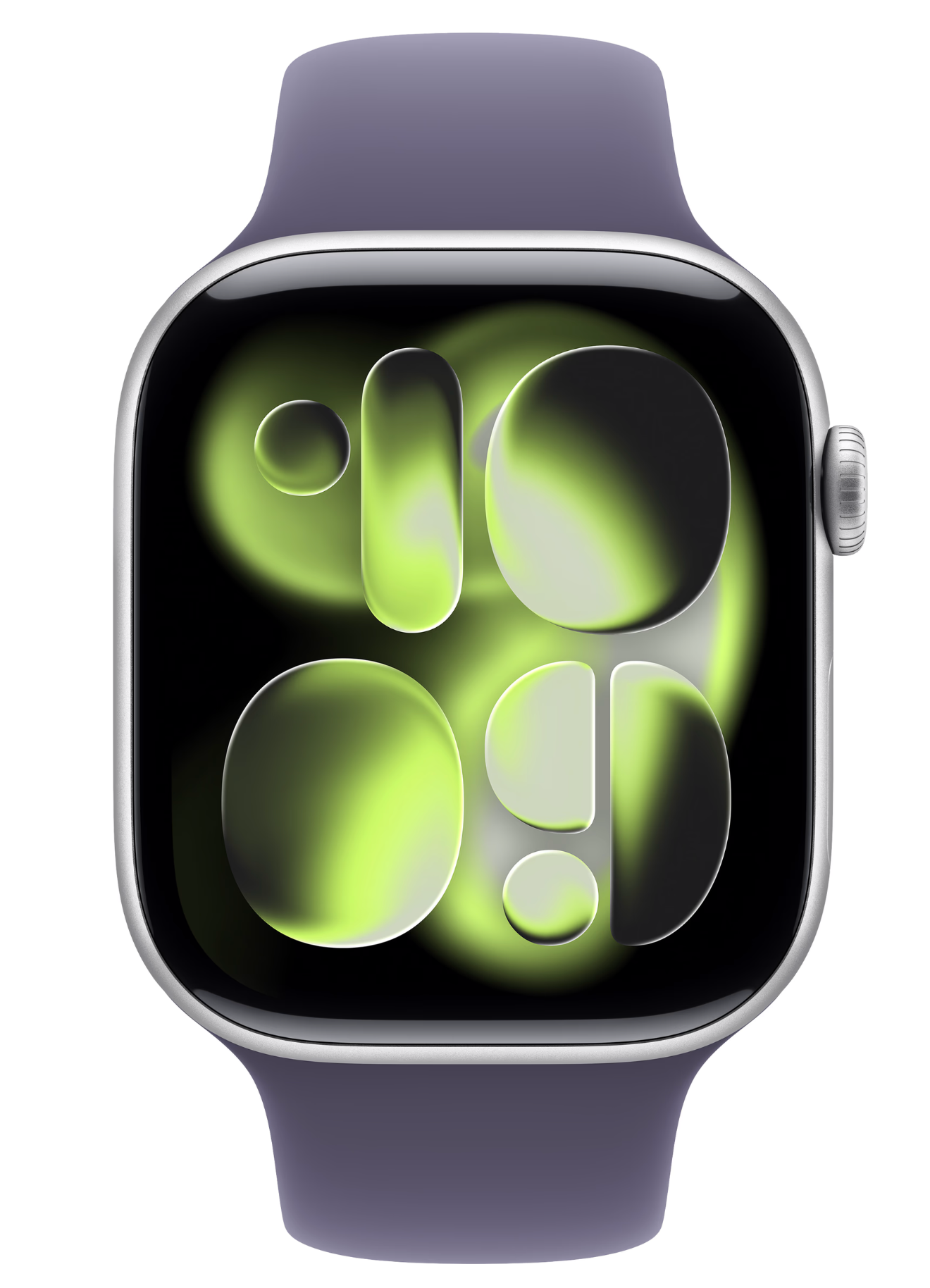 Apple Watch Series 11 46mm Zilver Sportband S/M