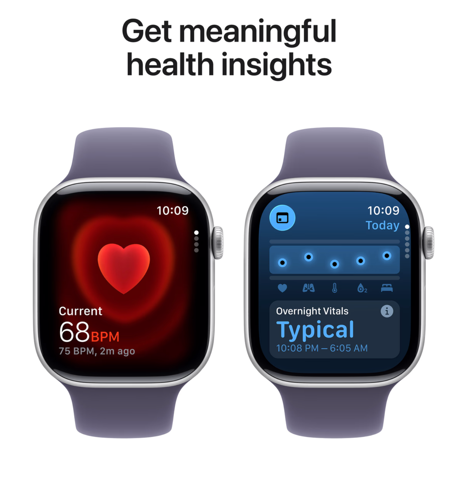 Apple Watch Series 11 46mm Zilver Sportband S/M