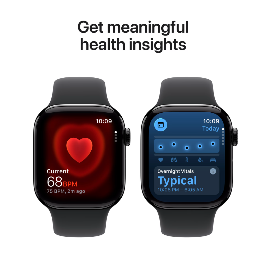 Apple Watch Series 11 Cellular 42mm Zwart Sportband M/L