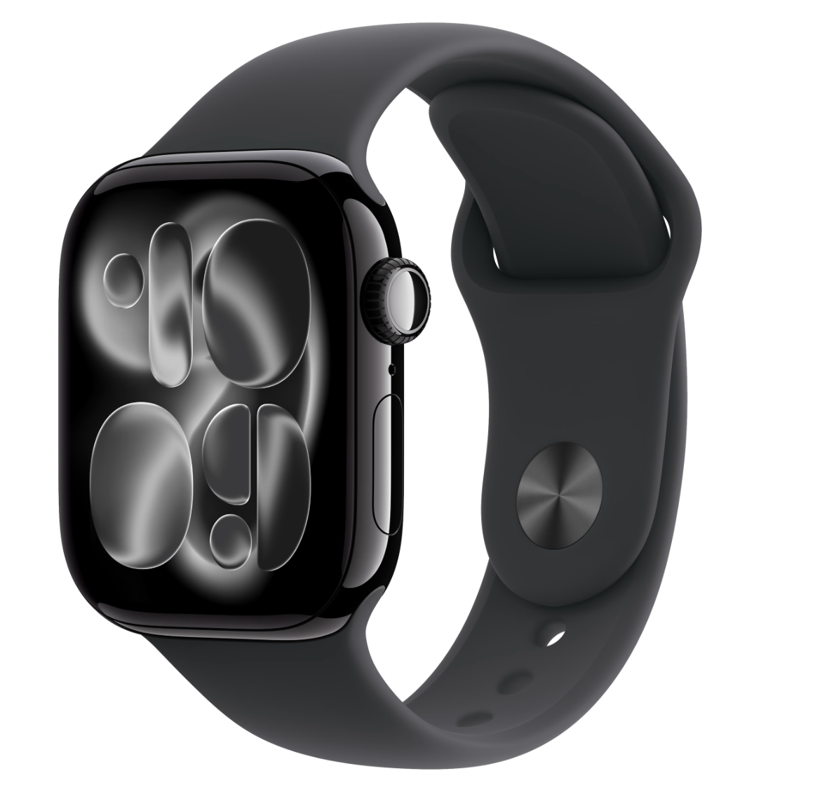 Apple Watch Series 11 Cellular 42mm Zwart Sportband M/L