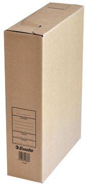 Esselte archiefdoos, folio, bruin, pak van 25 stuks