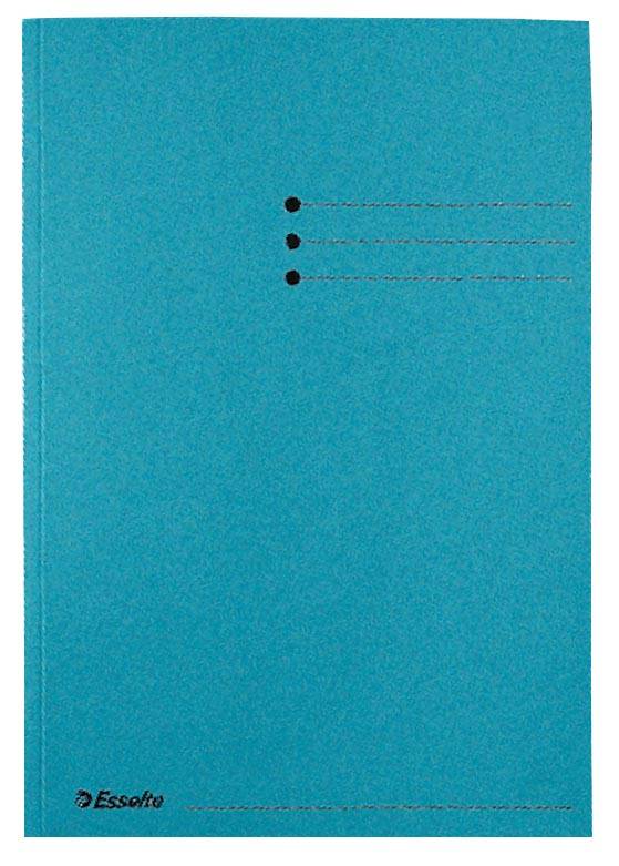 Esselte dossiermap blauw, karton van 180 g/m², pak van 100 stuks