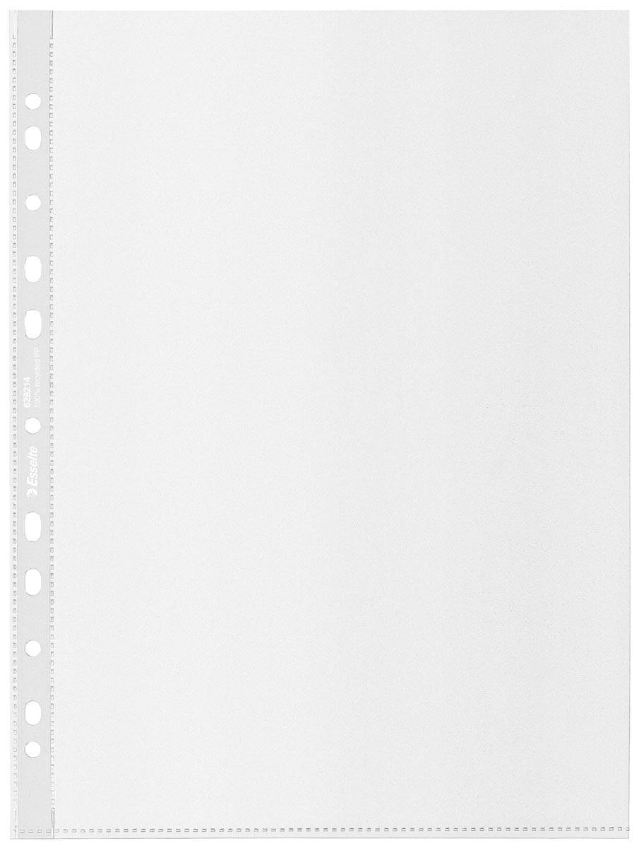 Esselte geperforeerde showtas, 100 % gerecycleerd, ft A4, 70 micron, doos van 20 stuks