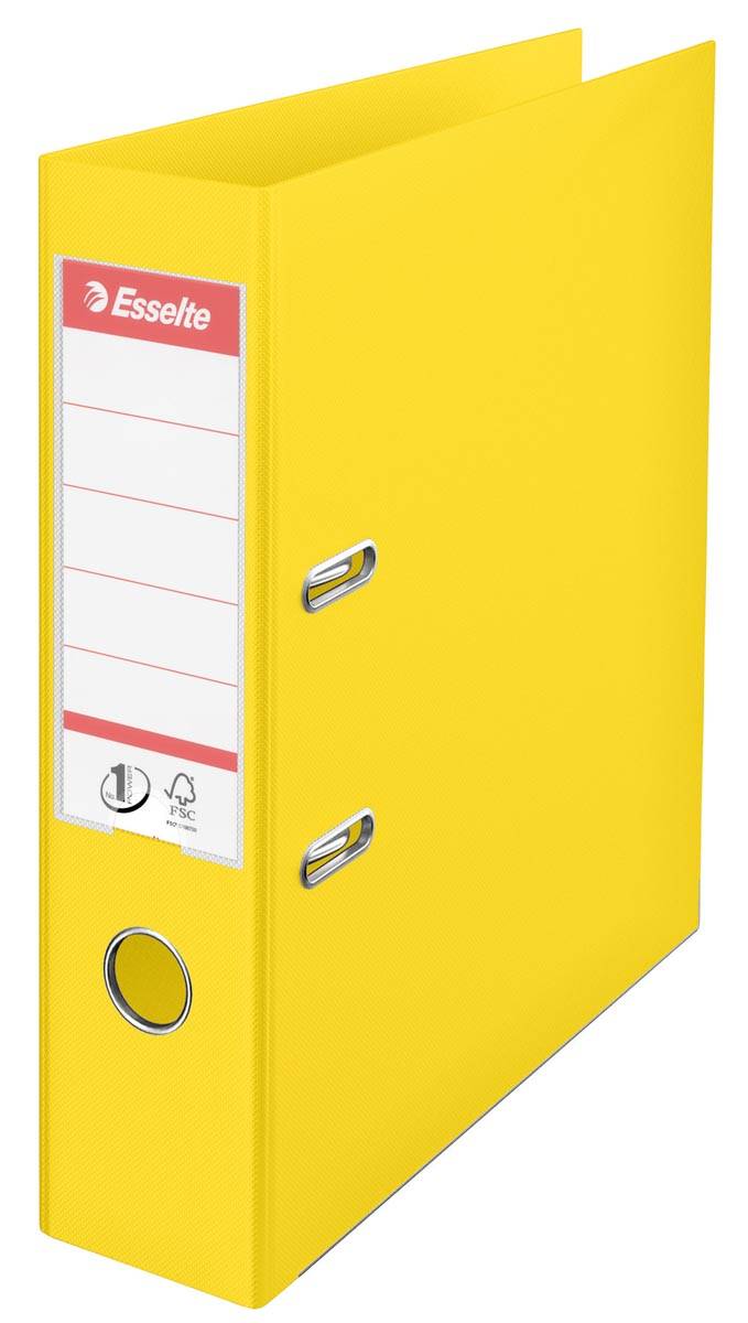 Esselte Ordner Power N° 1 Vivida ft A4, rug van 7,5 cm, geel