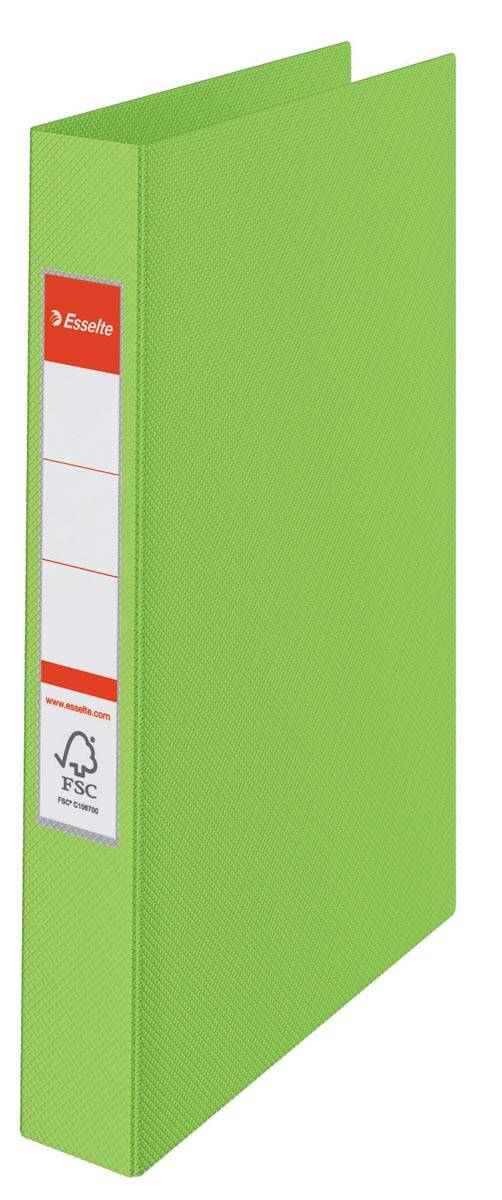 Esselte ringmap Vivida groen, 4 ringen