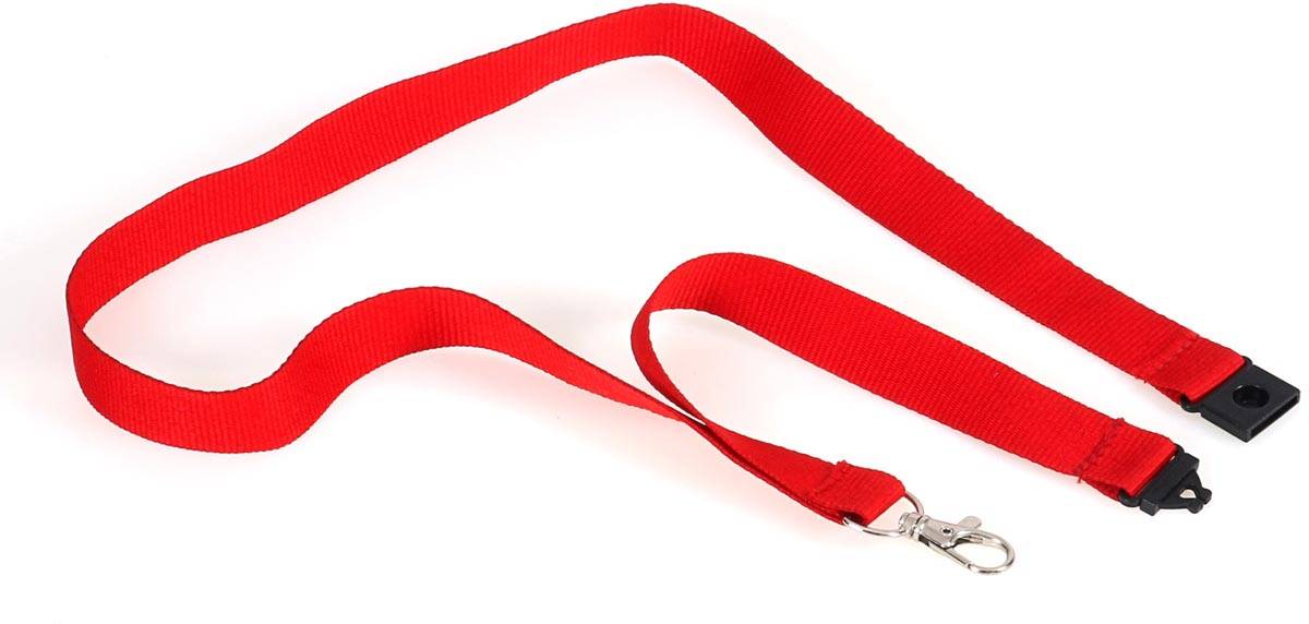 Europel badgekoord, rood, pak van 10 stuks