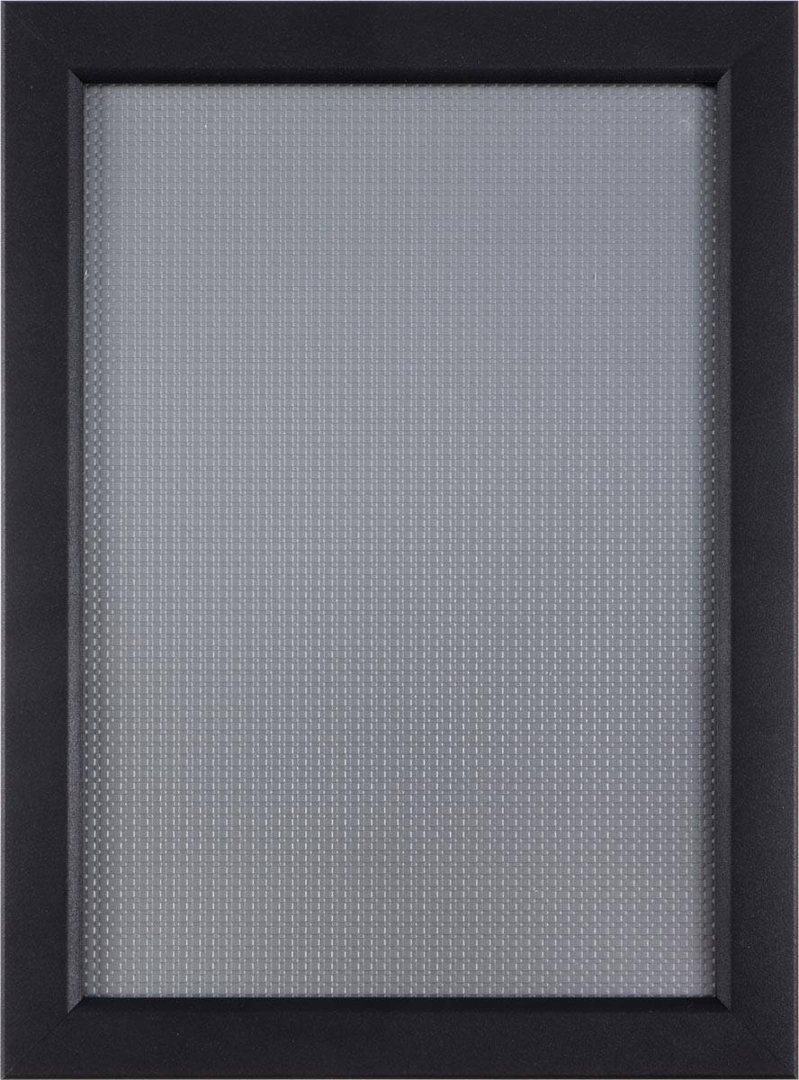 Europel clicklijst, lijst 25mm A4, mat zwart posterframe