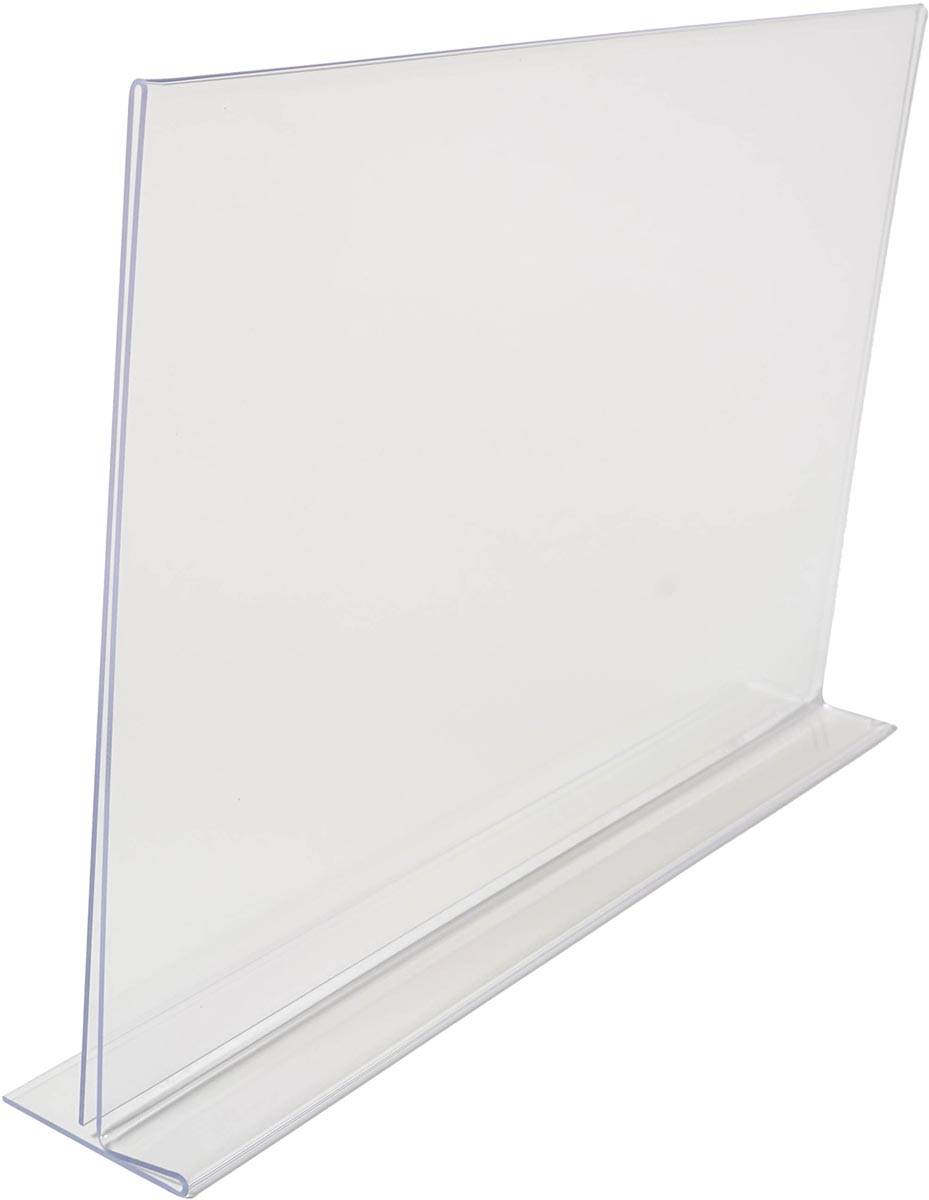 Europel folderhouder Budget, met T-voet, ft A4, liggend, pak van 5 stuks