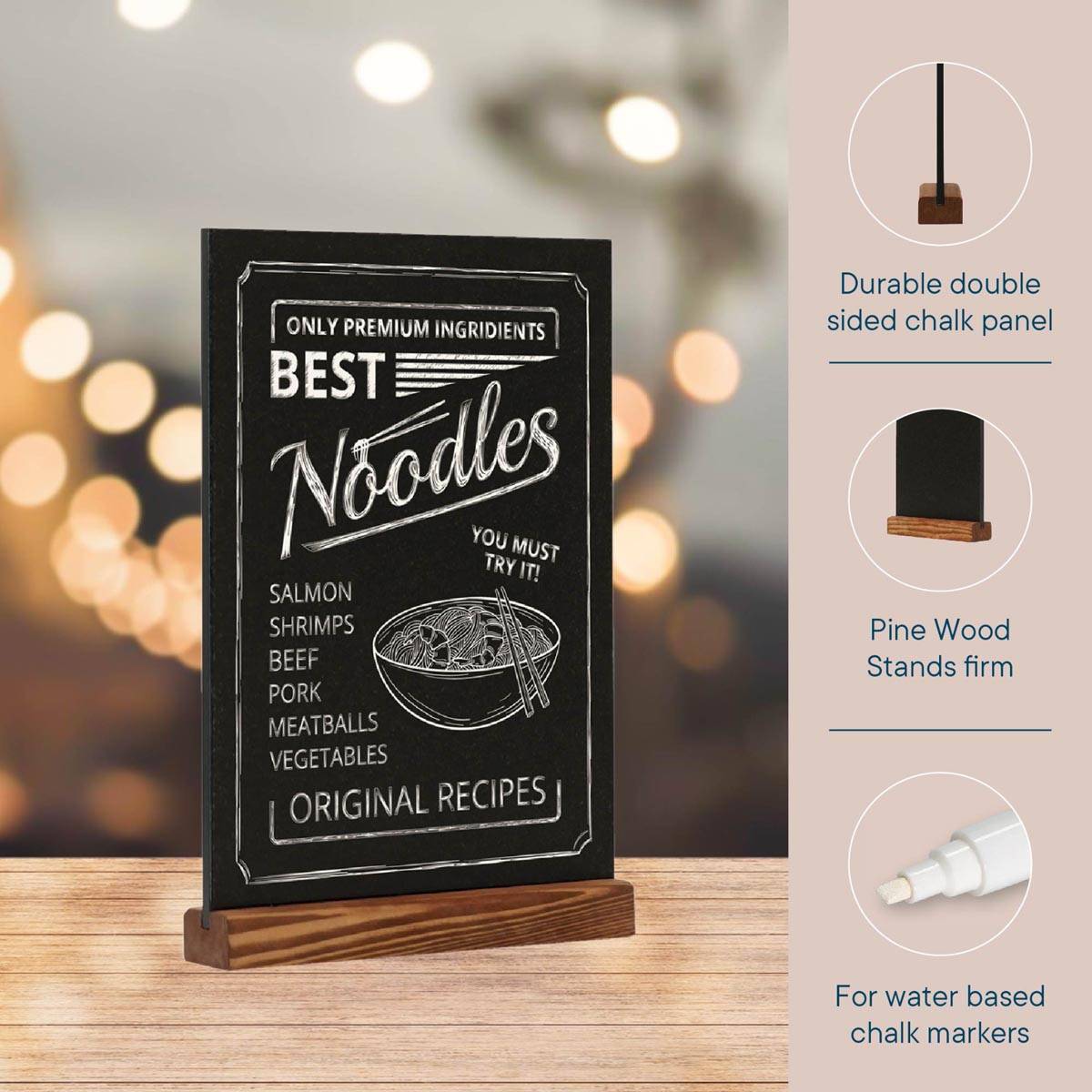 Europel krijtbord, ft A5