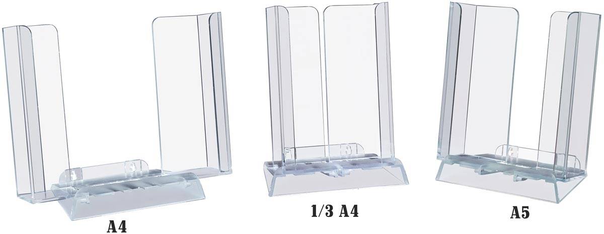 Europel verstelbare folderhouder, ft A4, A5 of 1/3 A4