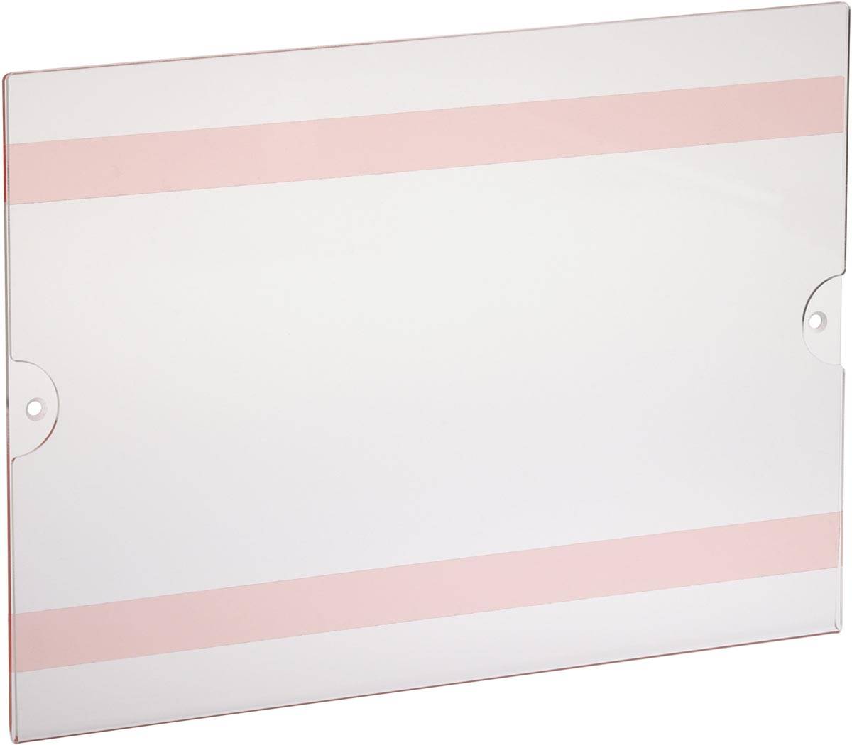 Europel zelfklevende posterhouder, ft A5, liggend, pak van 5 stuks