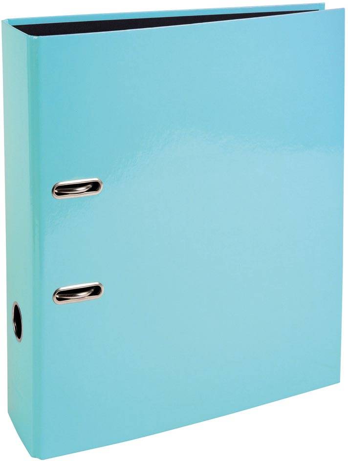 Exacompta Aquarel ordner uit karton met gecoat papier, ft A4, rug van 8 cm, in geassorteerde kleuren