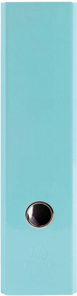 Exacompta Aquarel ordner uit karton met gecoat papier, ft A4, rug van 8 cm, in geassorteerde kleuren