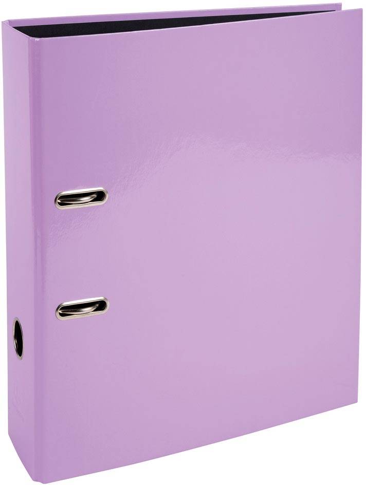 Exacompta Aquarel ordner uit karton met gecoat papier, ft A4, rug van 8 cm, in geassorteerde kleuren