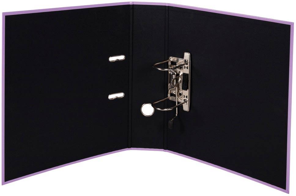 Exacompta Aquarel ordner uit karton met gecoat papier, ft A4, rug van 8 cm, in geassorteerde kleuren