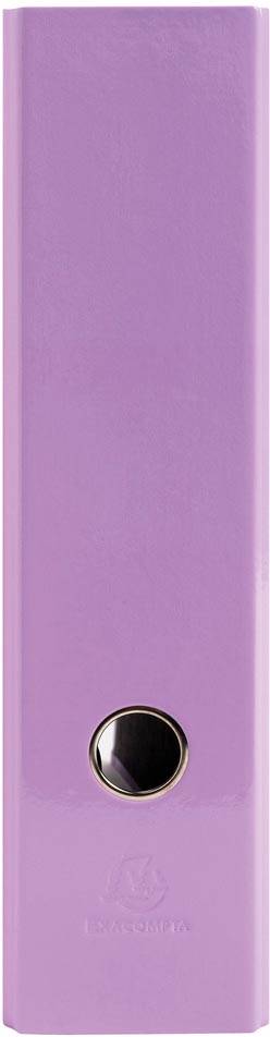 Exacompta Aquarel ordner uit karton met gecoat papier, ft A4, rug van 8 cm, in geassorteerde kleuren