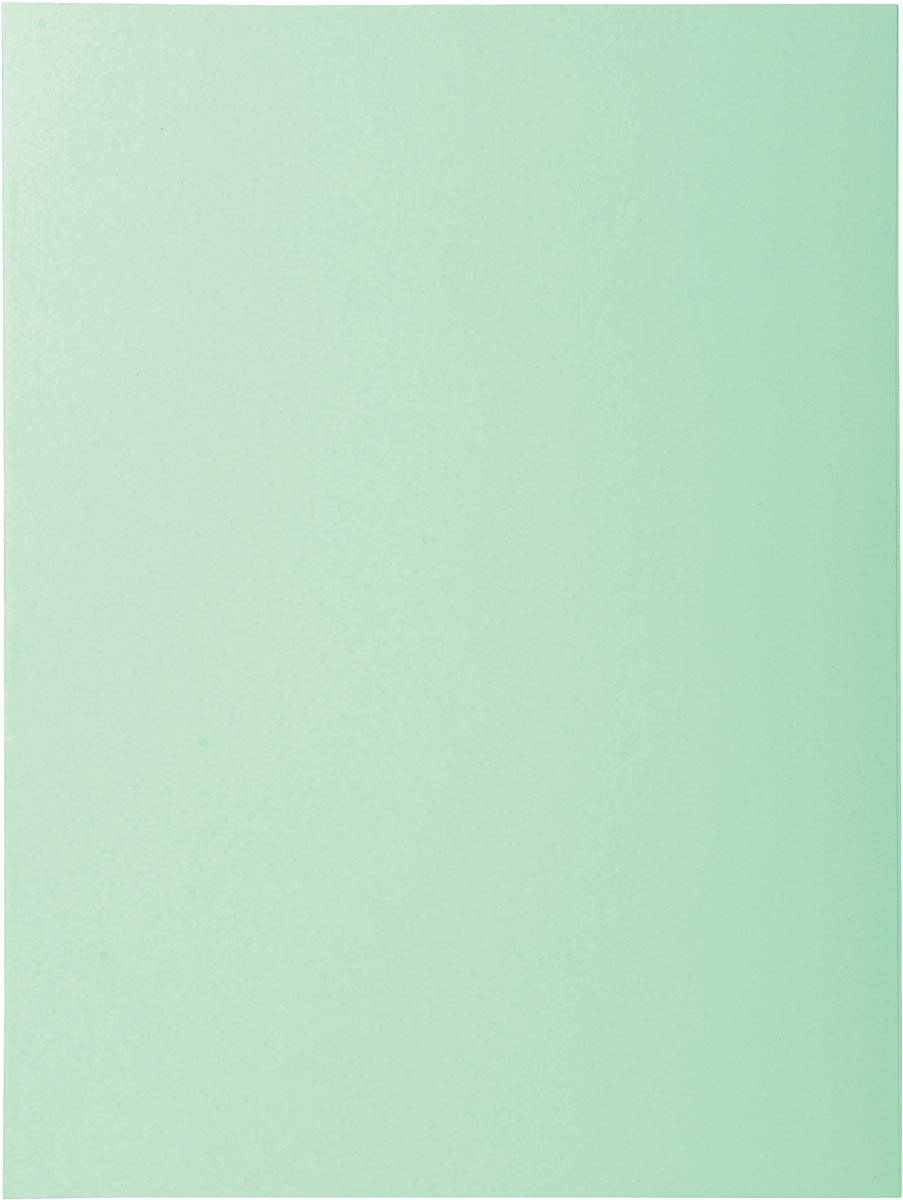 Exacompta dossiermap Super 180, voor ft A4, pak van 100 stuks, zachtgroen