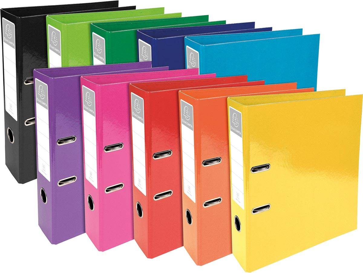 Exacompta Iderama ordner, rug van 7 cm, geassorteerde kleuren