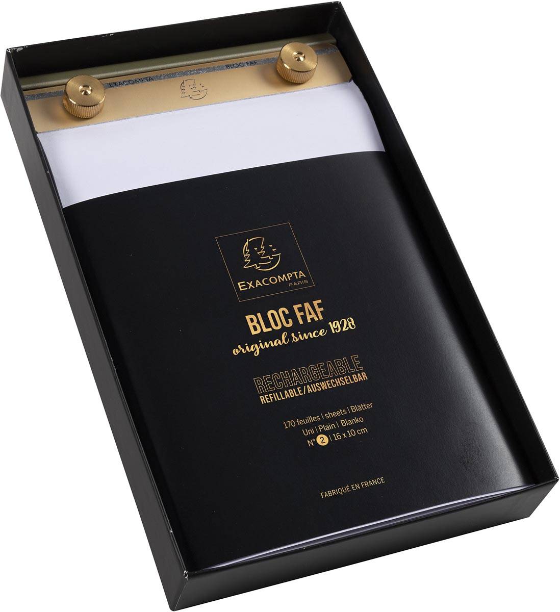 Exacompta schrijfblok FAF N°2, blanco, ft 16 x 10 cm