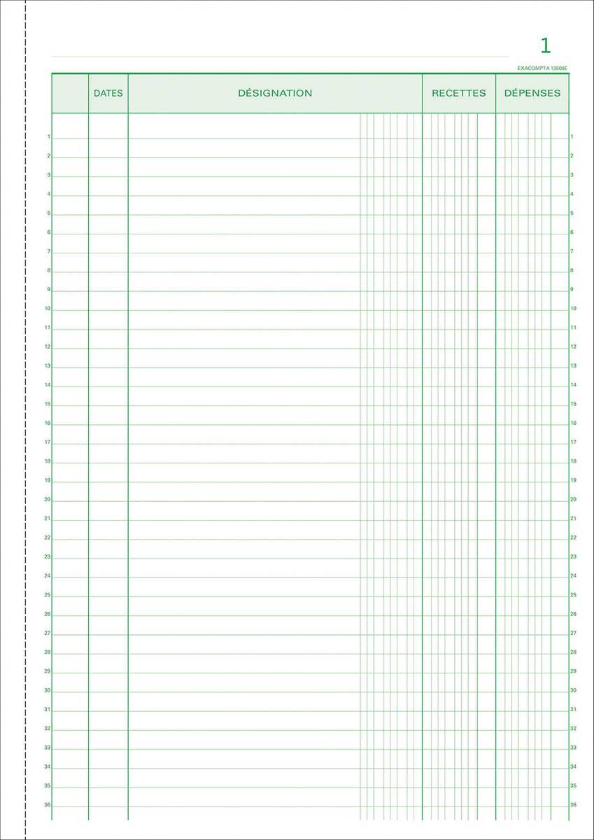 Exacompta uitgaven, ft 29,7 x 21 cm, Franstalig