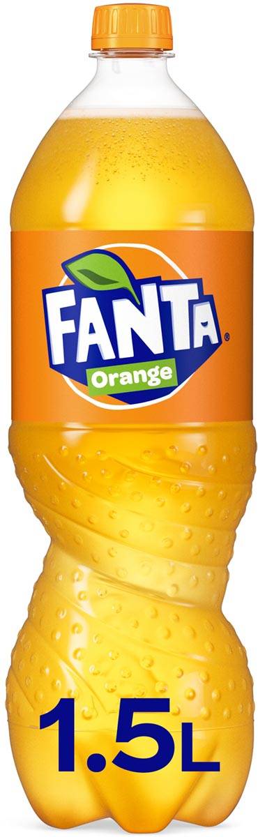 Fanta Orange frisdrank, fles van 1,5 l, pak van 6 stuks