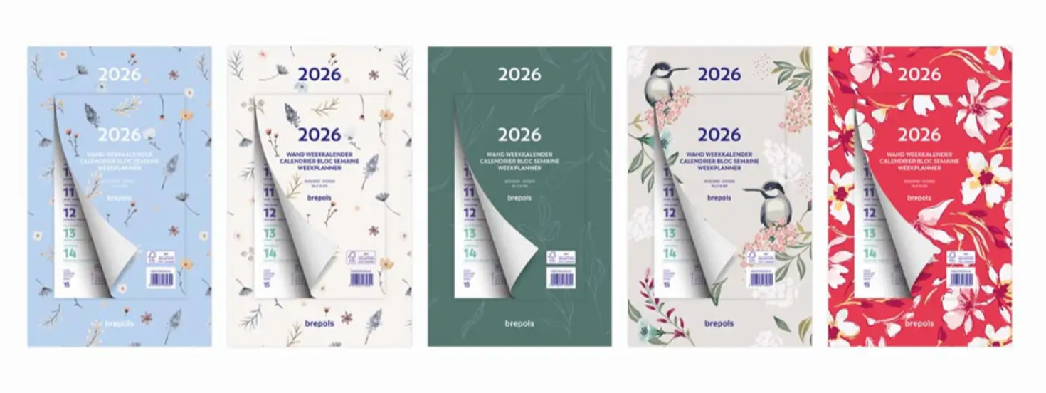 Brepols wand week kalender, fantasy 2026