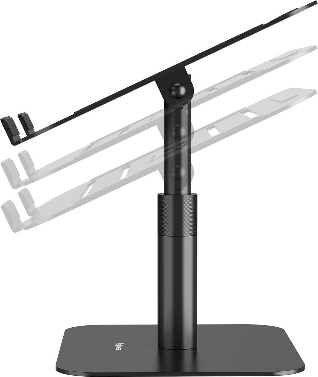 Fellowes Alumia kantelbare laptopstandaard, zwart