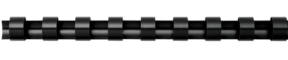Fellowes bindruggen, doos van 25 stuks, 8 mm, zwart