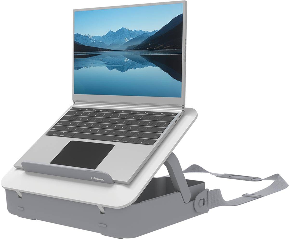 Fellowes Breyta laptoptas, met  laptopstandaard, wit