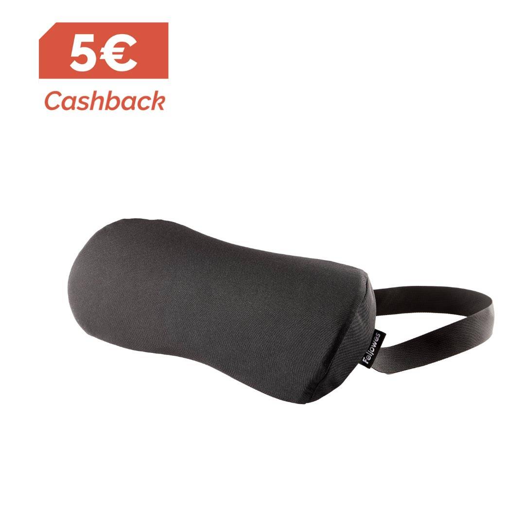 Fellowes Breyta lendekussen, zwart