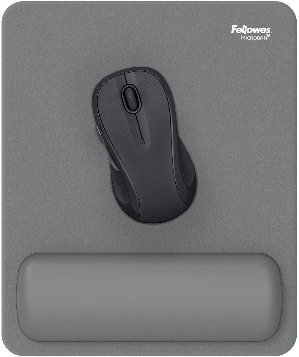 Fellowes Breyta muismat met polssteun, grijs