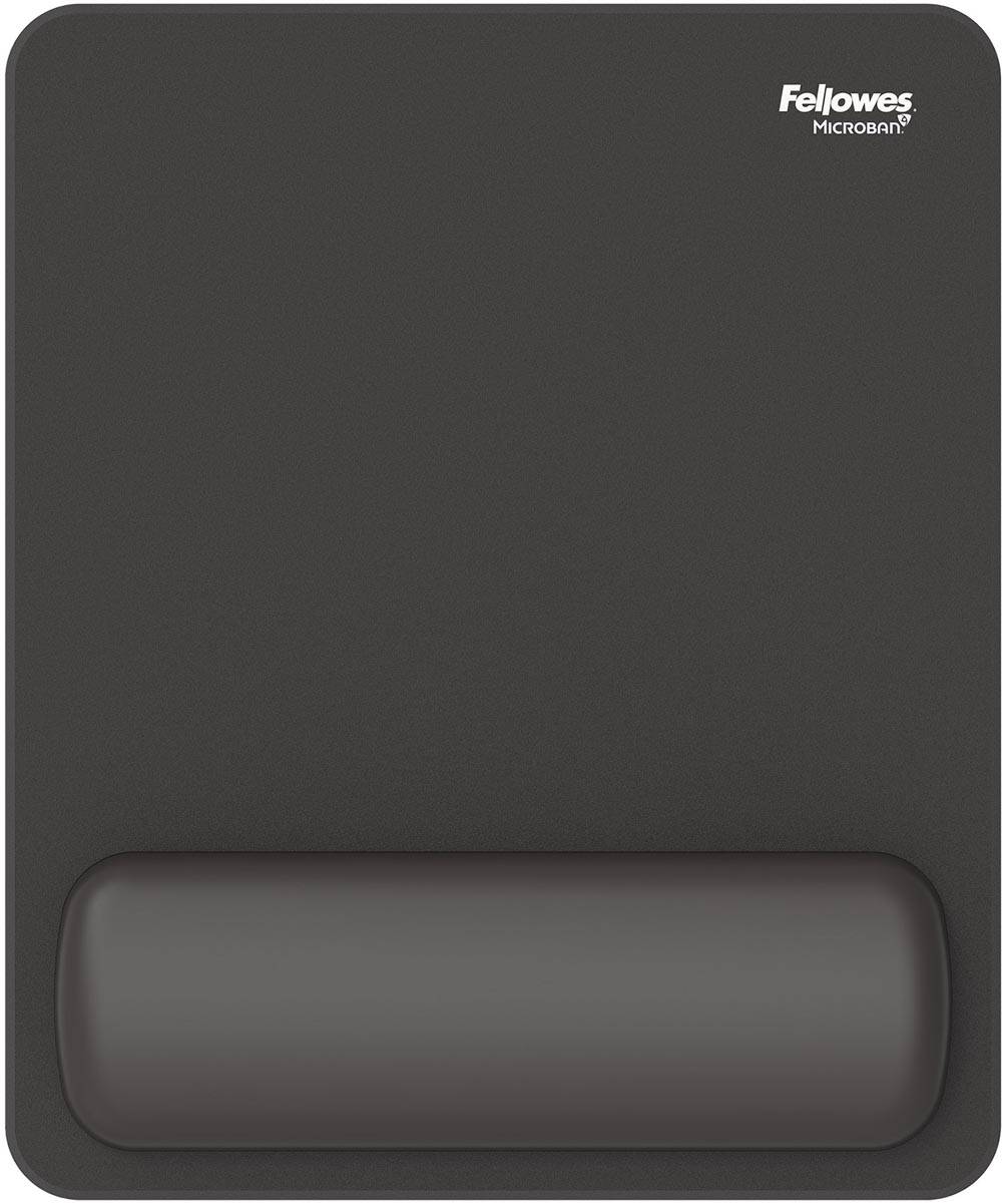 Fellowes Breyta muismat met polssteun, zwart
