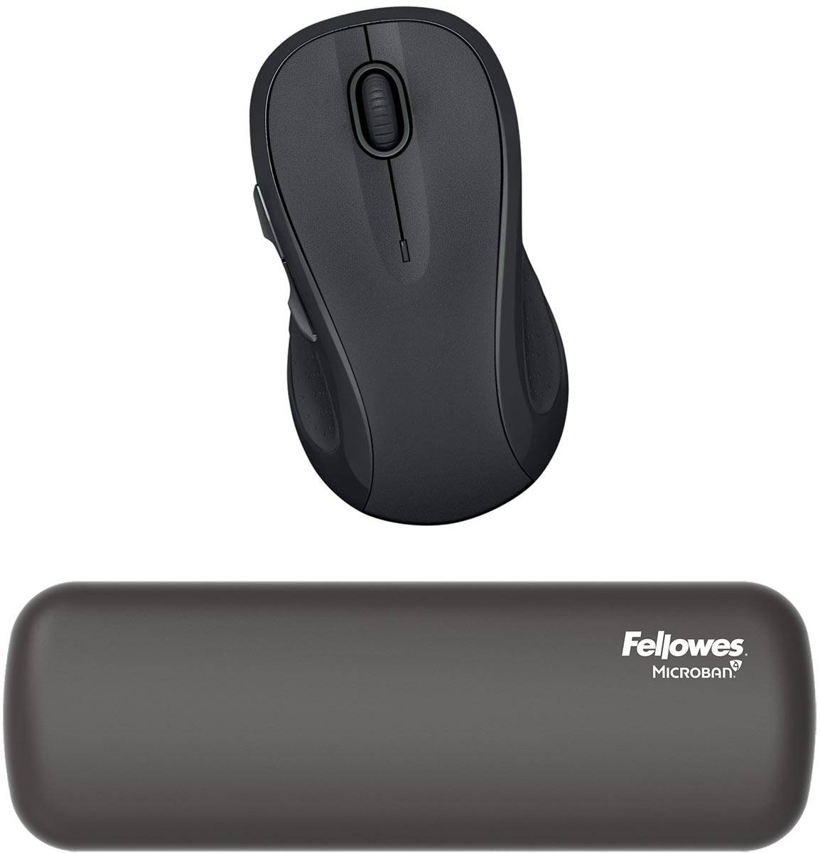 Fellowes Breyta palm polssteun, zwart