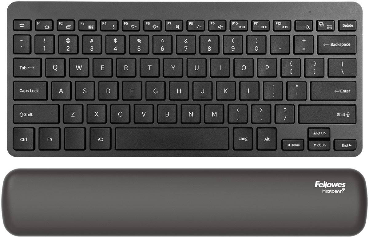 Fellowes Breyta polssteun voor compact toetsenbord, zwart