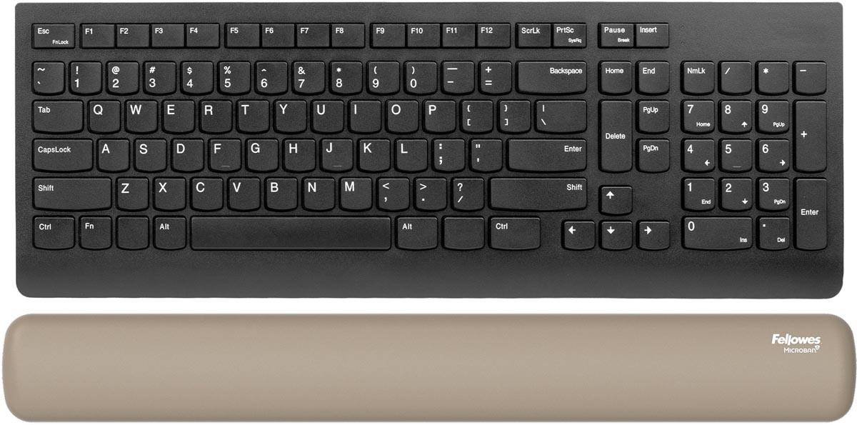 Fellowes Breyta polssteun voor toetsenbord, zand