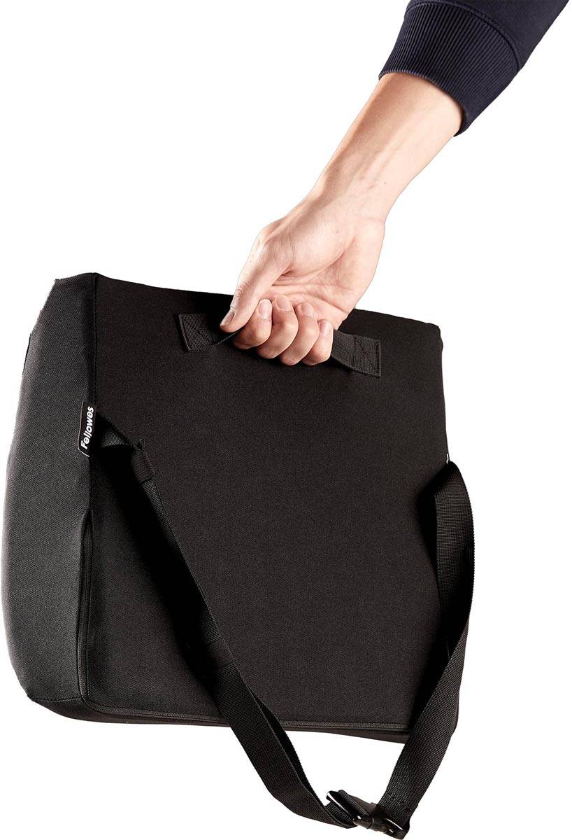 Fellowes Breyta rugsteun, zwart