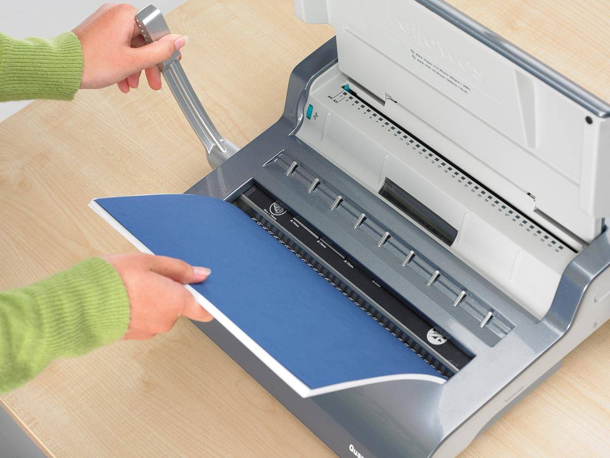 Fellowes manuele inbindmachine Quasar Wire