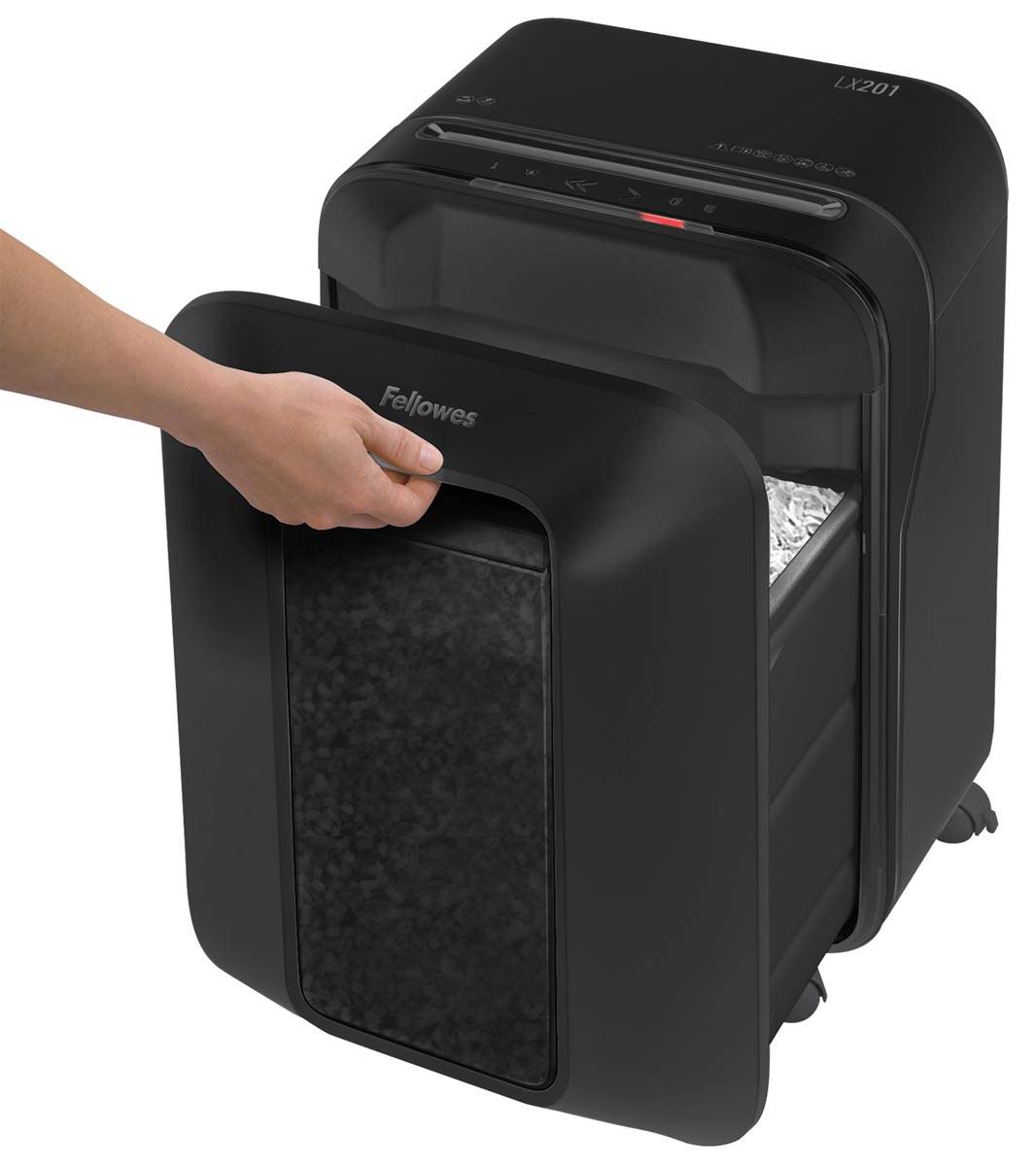Fellowes Microshred papiervernietiger LX201, zwart