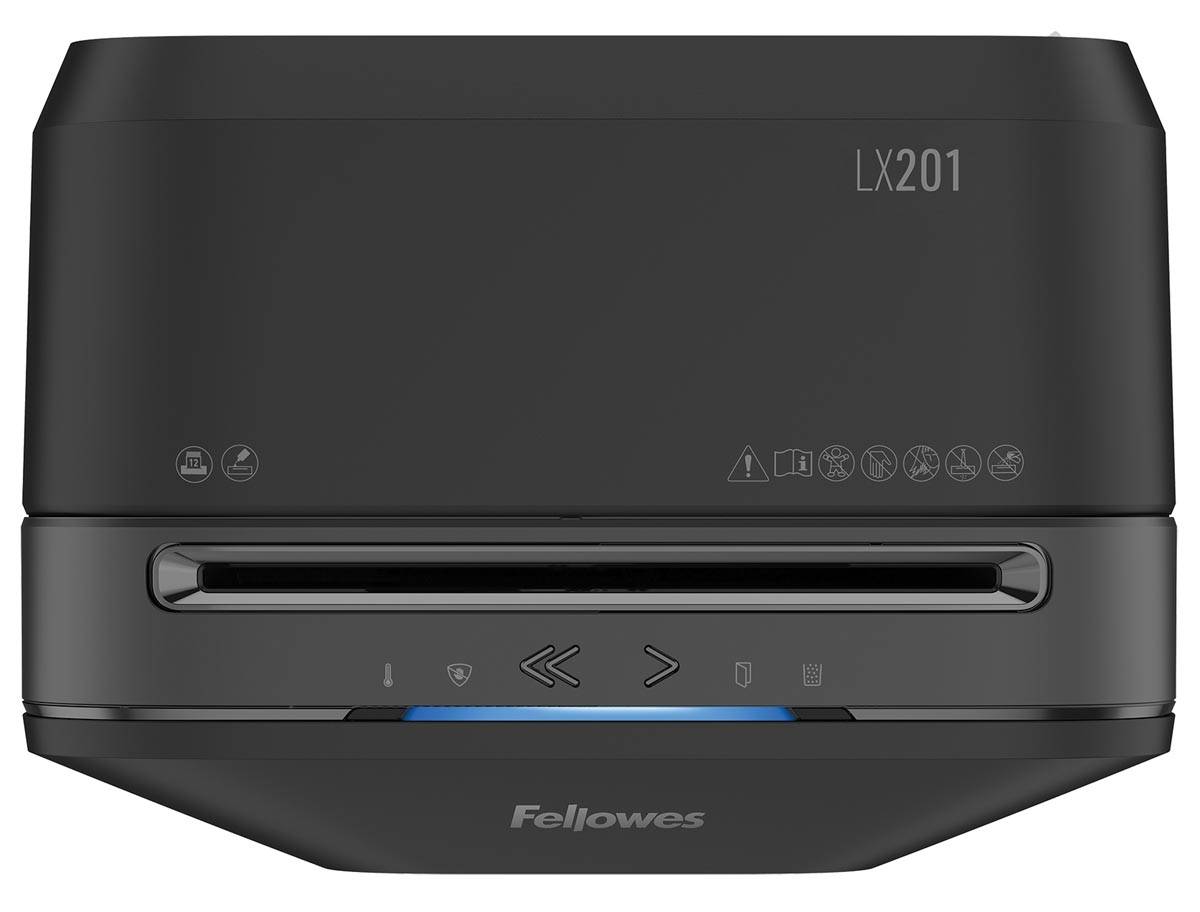 Fellowes Microshred papiervernietiger LX201, zwart