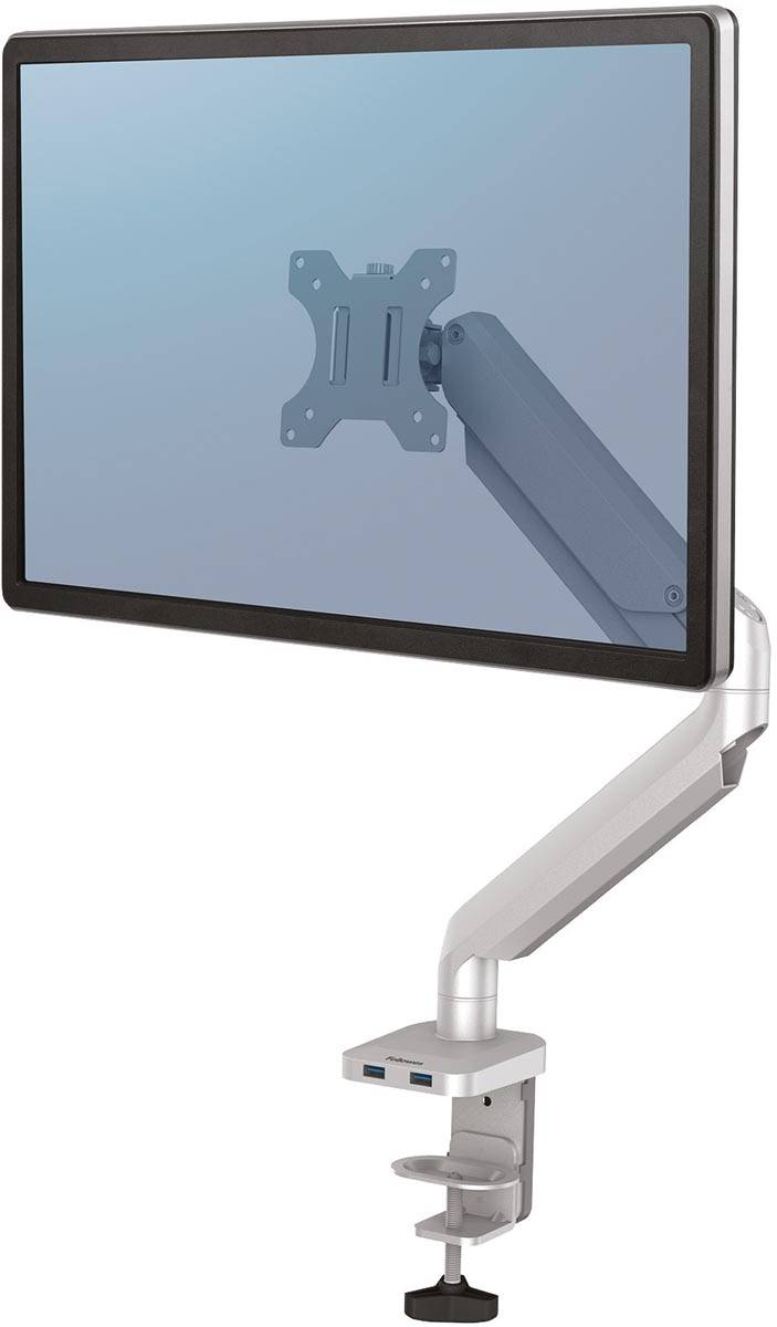 Fellowes Platinum Series monitorarm enkel, zilver