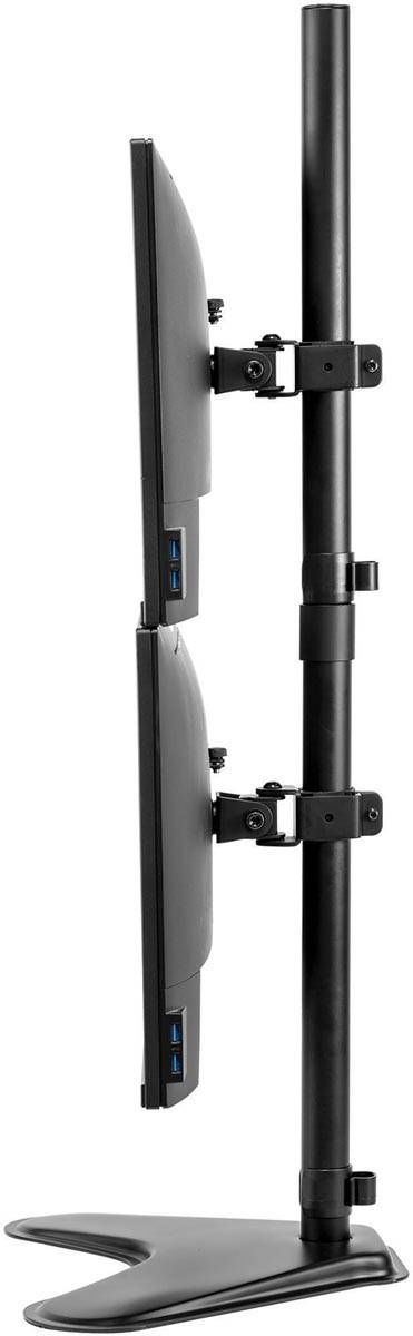 Fellowes Seasa  monitorarm, vrijstaand, voor 2 schermen, verticaal