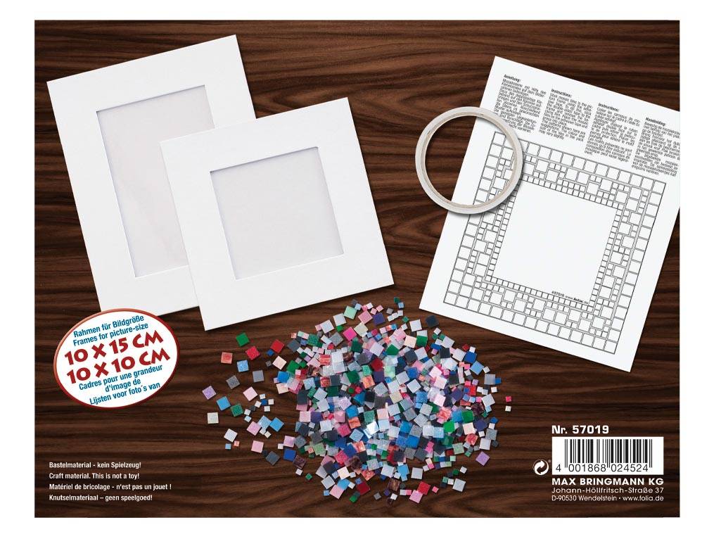 Folia knutselset mozaïek Fotokader
