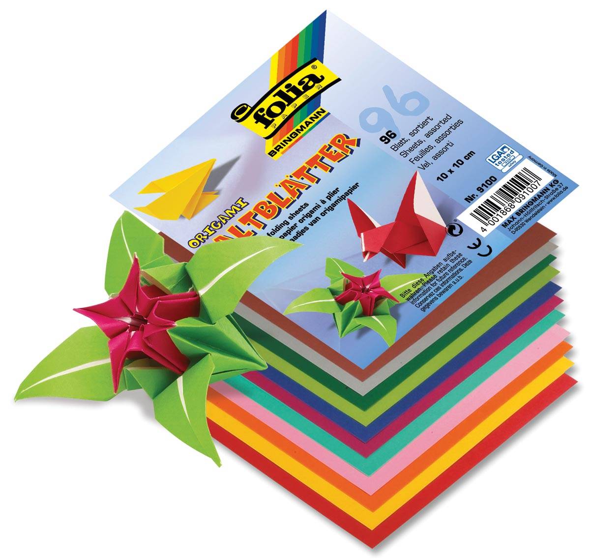 Folia Vouwblaadjes ft 10 x 10 cm