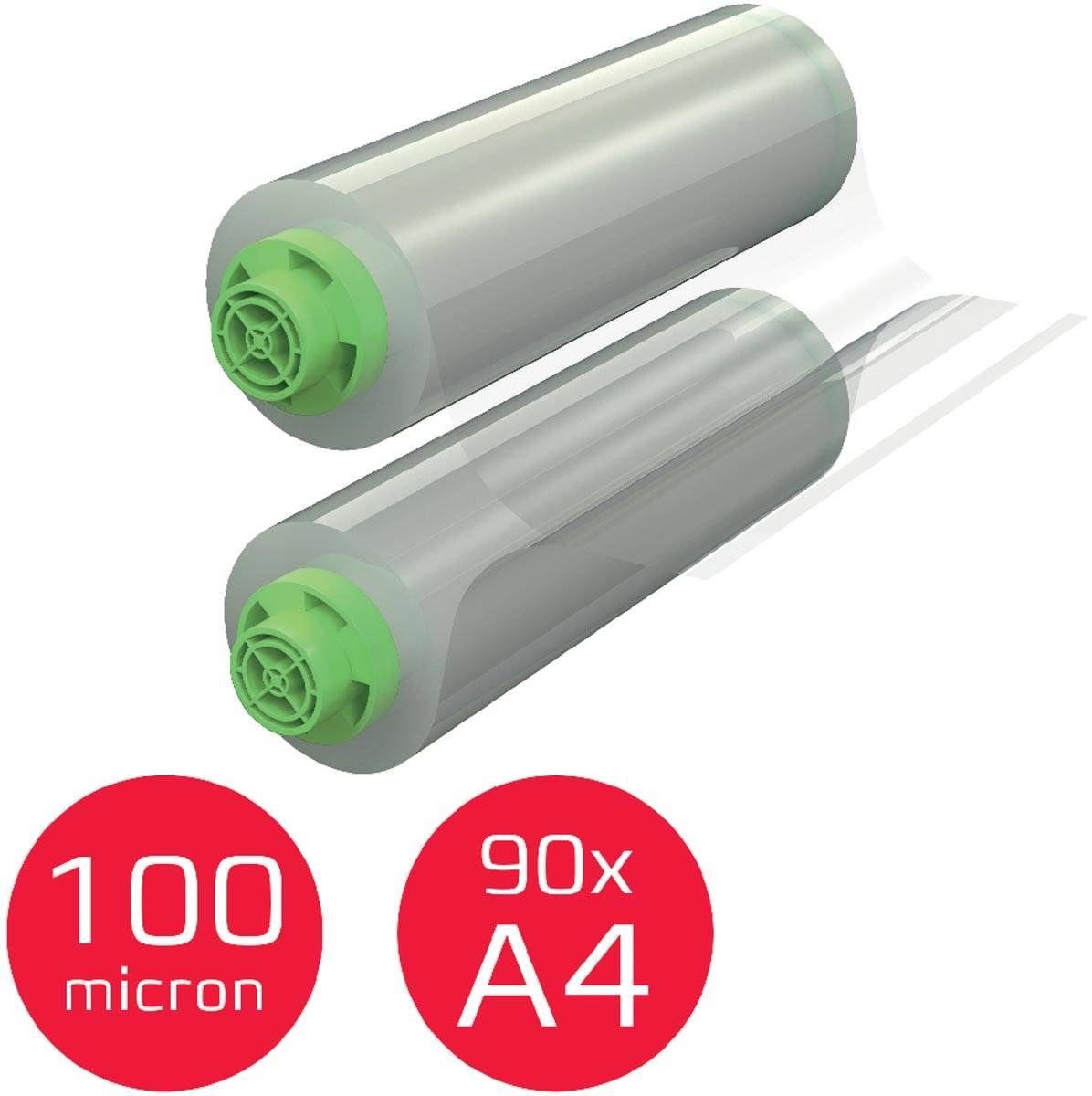 GBC hervulbare lamineerrol Velocity, 100 micron, glanzend