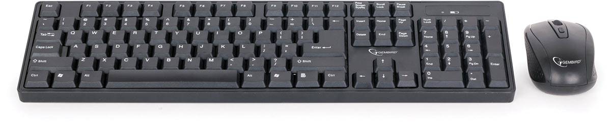 Gembird draadloze toetsenbord en muis, qwerty