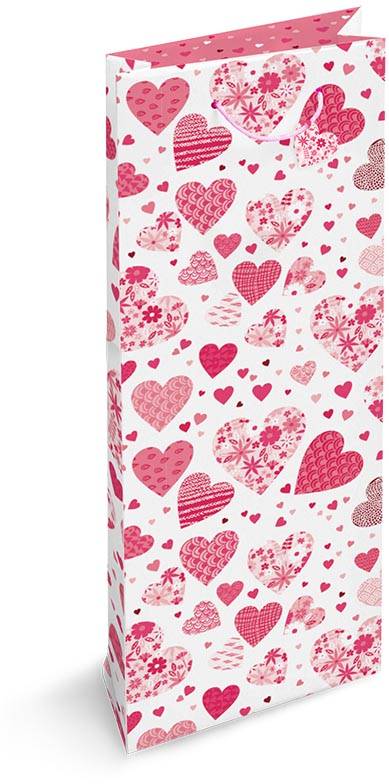 Geschenkzak Listen To Your Heart, S, 6 x 15 x 15 cm
