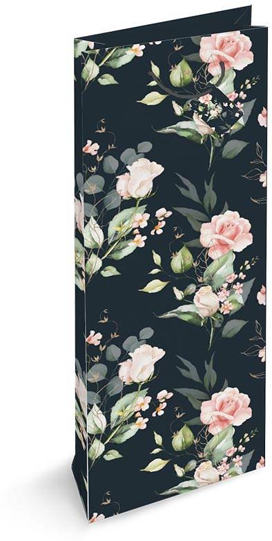 Geschenkzak Spirit Of Roses, voor fles, 9 x 36 x 13 cm