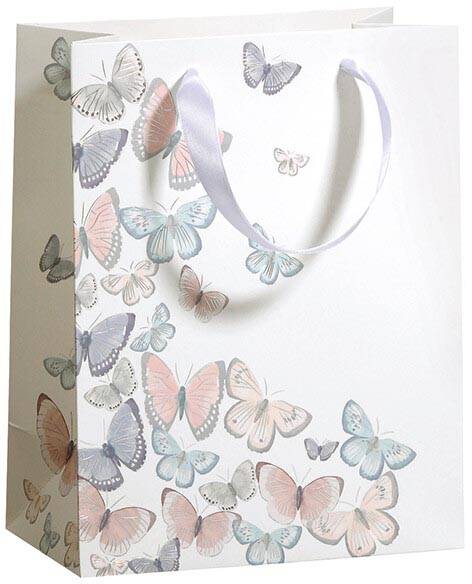 Geschenkzak Tender Butterflies, M, 22 x 18 x 10 cm