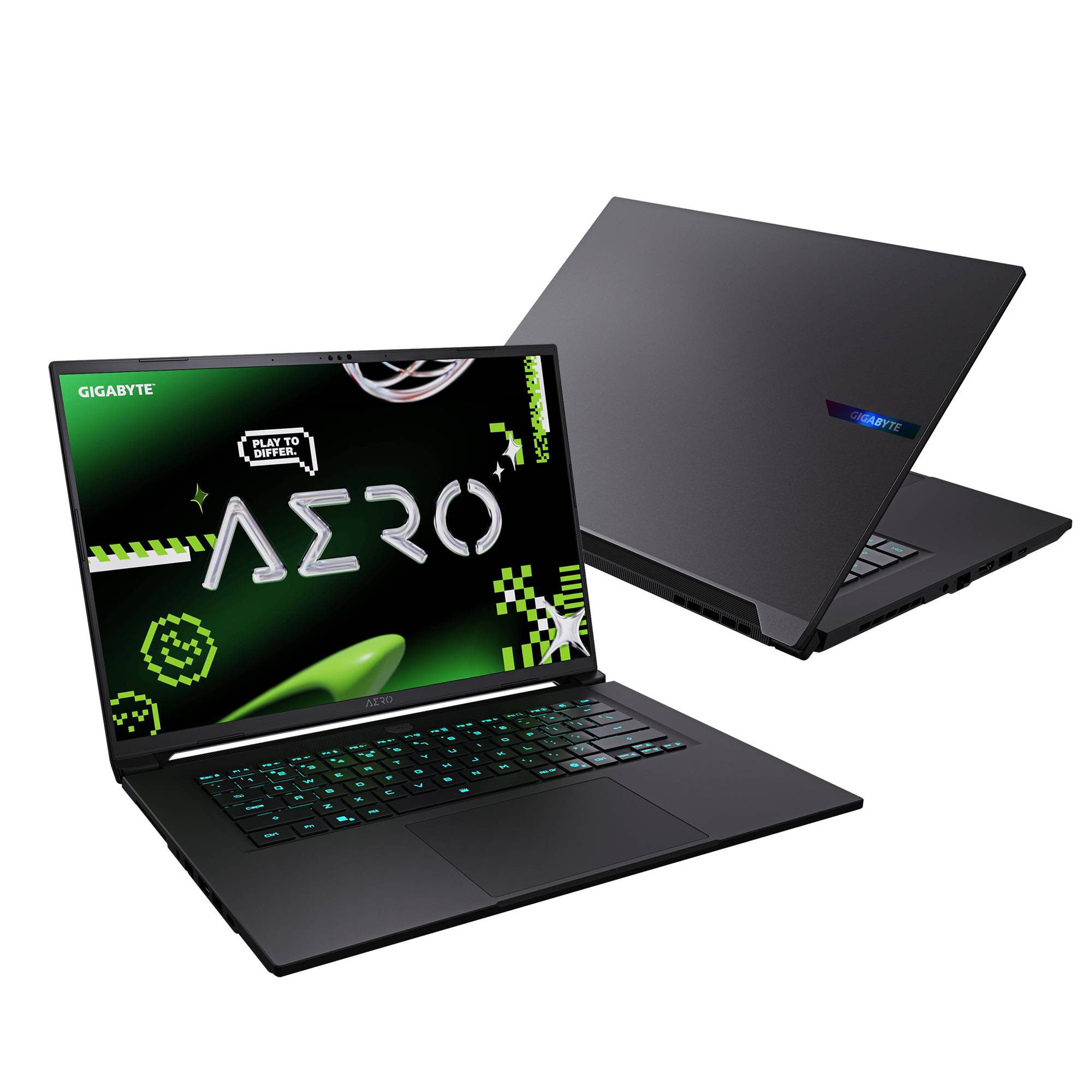 GIGABYTE AERO X16 1VH93EEC64AH laptop Copilot+ PC AMD Ryzen AI 7 350 40,6 cm (16") WQXGA 32 GB DDR5-SDRAM 1 TB SSD NVIDIA GeForce RTX 5060 Wi-Fi 6E (802.11ax) Windows 11 Home Grijs